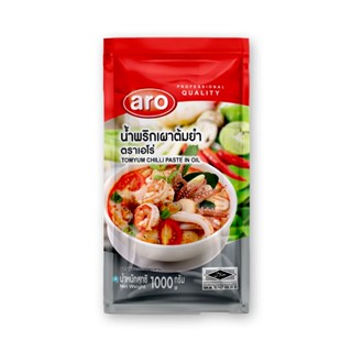 น้ำพริกเผาต้มยำ 1,000 กรัม - ARO Tomyum Chili Paste 1,000 g,