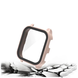 เคสกระจกนิรภัย PC แบบแข็ง บางพิเศษ ป้องกันหน้าจอ สําหรับ Garmin Venu Sq 2