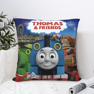 ปลอกหมอน พิมพ์ลาย Thomas And Friends ขนาด 18 นิ้ว X 18 นิ้ว (45 ซม. X 45 ซม.) แฟชั่นสําหรับตกแต่งบ้าน