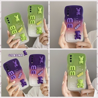 เคสโทรศัพท์มือถือ กันกระแทก ลายตุ๊กตา 3D น่ารัก สําหรับ VIVO Y15S Y15A Y01 Y19 Y85 Y53