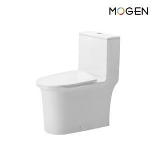 MOGEN MOS66(ECO) โถสุขภัณฑ์ชิ้นเดียว (ฝา Slow Close) FLUSH SENSOR สีขาว