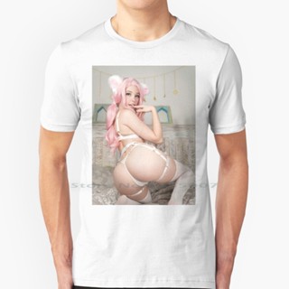 [S-5XL]Belle Pink T Shirt 100% Cotton Onlyfans Delphine Sexy Girls Girl Cute Hot Meme Models Only Fans Logo Anime J_05