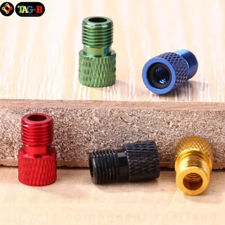THAIBIKE หัวแปลงจุ๊บลมจักรยาน Presta เป็น Schrader (FV เป็น AV) จุ๊บเล็กเป็นจุ๊บใหญ่ ใช้กับปั๊มลมรถยนต์