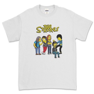 เสื้อยืด พิมพ์ลาย The STROKES SIMPSON