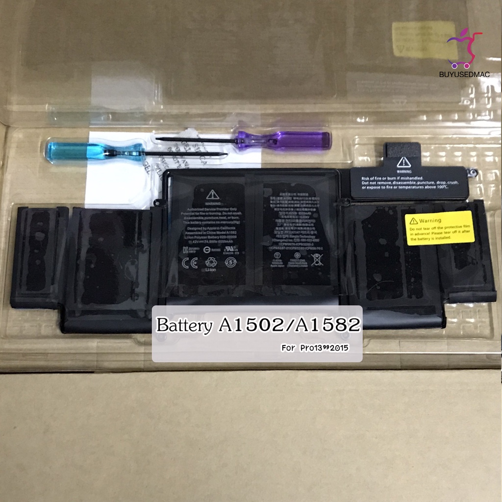 [พร้อมส่ง]แบตA1502สำหรับPro1582 รับประกันBattery 6 เดือน ถ่ายจากรูปสินค้าจริง พร้อมไขควงในการเปลี่ยน