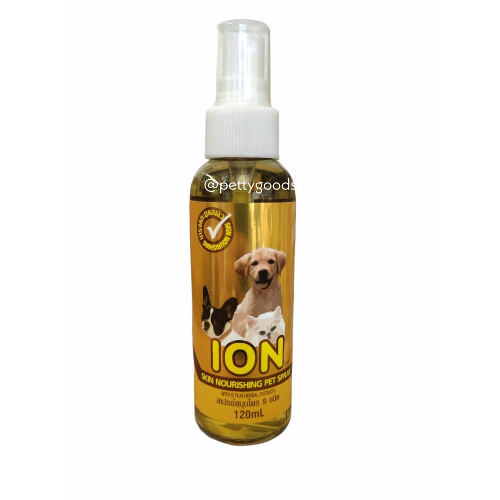 ION K-9 ITCH RELIEF SPRAY สเปรย์สมุนไพรบรรเทาอาการผื่นแพ้ [120 ml] ไอออน ไออ้อน
