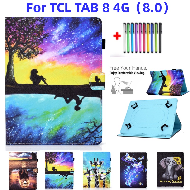 สําหรับ TCL TAB 8 TCL TAB 8L (8.0) TCL TAB 4G TAB 8 4G TAB 8 2021 (8.0) Anti-fall แท็บเล็ตกรณีเปลือก