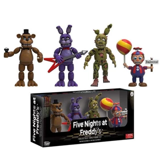Fnaf ฟิกเกอร์ ของเล่น Five Nights At Freddy's สําหรับเด็ก 4 ชิ้น bonnie foxy chica ตั้งค่า