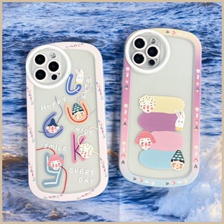 FOR SAMSUNG A54 A34 A24 A14 A10 A20 A30 A30S A50 A50S A01 CORE A7 2018 J7 J2 PRIME smile oval soft case