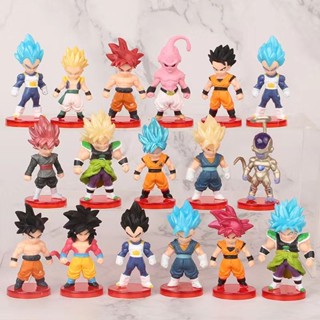 โมเดลฟิกเกอร์ อนิเมะ Dragon Ball Super Hand-Made Son Goku Vegeta Gohan Trunks ของเล่นสําหรับเด็ก