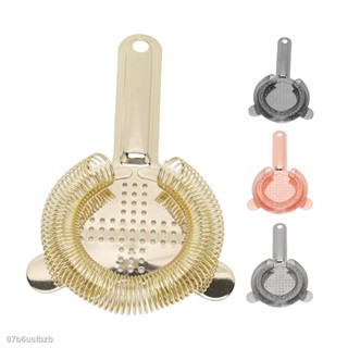 ✎☋♟Cocktail Strainer Anti Rust Efficient Filtering 304 Stainless Steel Bar Tool for Home Mini Bars Clubs Restaurants