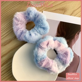 Duomila เวอร์ชั่นเกาหลี ใหม่ สายลูกกวาด ตุ๊กตา ยืดหยุ่นสูง Scrunchies สําหรับผู้หญิง