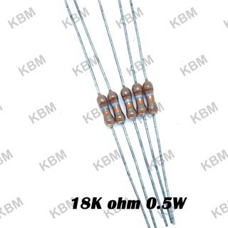 Resistor ตัวต้านทาน 18K ohm 0.25W 0.5W 1W 5W 10W SMD