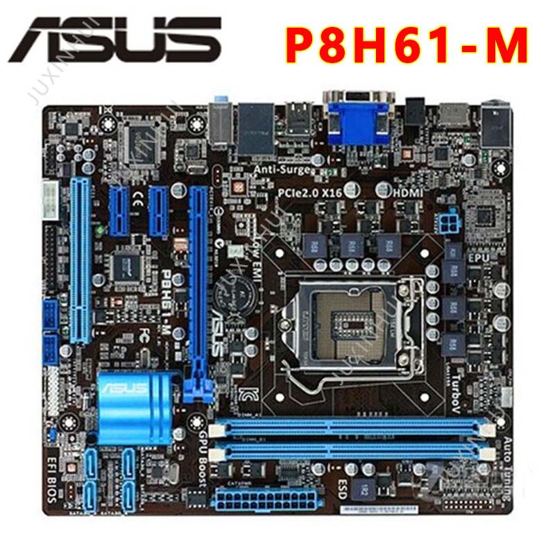 สําหรับ ASUS P8H61-M เมนบอร์ดคอมพิวเตอร์เดสก์ท็อป LGA 1155 DDR3 สําหรับ Intel H61 P8H61 เดสก์ท็อปเมน