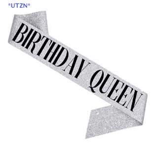 UTZN&gt; Birthday Queen/Girl Sa Sash 21 Birthday Sash Party Supplies new