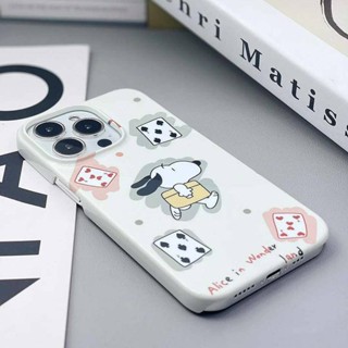 เคสโทรศัพท์มือถือ ลายสนูปปี้ หรูหรา สําหรับ Apple Iphone 14 13Pro 12Pro 11 XR 8