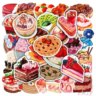 ❉ สติกเกอร์ Delicious Desserts Series 01 สําหรับติดตกแต่ง ❉ สติกเกอร์แฟชั่น กันน้ํา DIY 50 ชิ้น/เซต