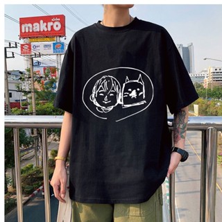 เสื้อยืดผ้าฝ้ายพรีเมี่ยม เสื้อยืดลําลอง ผ้าฝ้าย แขนสั้น พิมพ์ลายการ์ตูน To Your Eternity Fushi ทรงหลวม สําหรับผู้ชาย BGd
