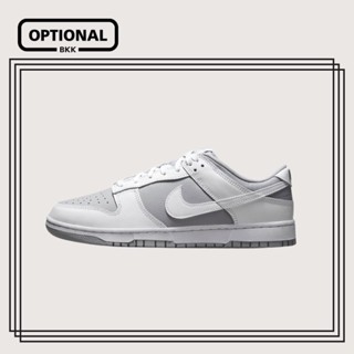 [•พร้อมส่ง•ของแท้]Nike Dunk Low "Grey White"