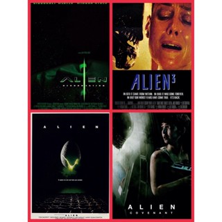 โปสเตอร์หนัง Alien 1-5 เอเลี่ยน ขนาด 11.5 X 16.5 นิ้ว (A3)