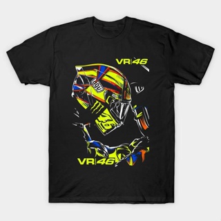 Yuanl5 {พร้อมส่ง เสื้อยืดผ้าฝ้าย 100% พิมพ์ลาย Moto Gp Vr 46 พลัสไซซ์ พลัสไซซ์ ของขวัญคริสต์มาส สําหรับผู้ชาย XS-5XLสามา