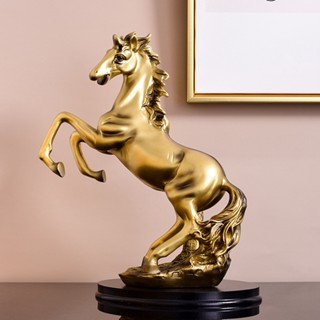 Nordic Lucky Horse Art Statue Sculpture Animal Steed Statue Resin Art