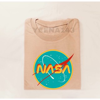 NASA (สีเขียว) ยูนิเซ็กซ์ สุนทรียศาสตร์ แถลงการณ์ TSHIRT TEES @2m_54