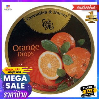 คาเวนดิสแอนด์ฮาร์วี่ย์ลูกอมรสส้ม 200กรัม Cavendish and Harvey Orange Candy 200g.