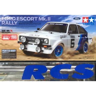 🏁 TAMIYA 58687A ชุดคิท FORD ESCORT MK.II RALLY (Pre-Painted Body) บนแชสซีส MF-01X ต้องไปสร้างเอง (ไม่มีสปีดคอนโทรล)