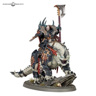 Warhammer AOS : Slaves to Darkness : Chaos Lord on Karkadrak