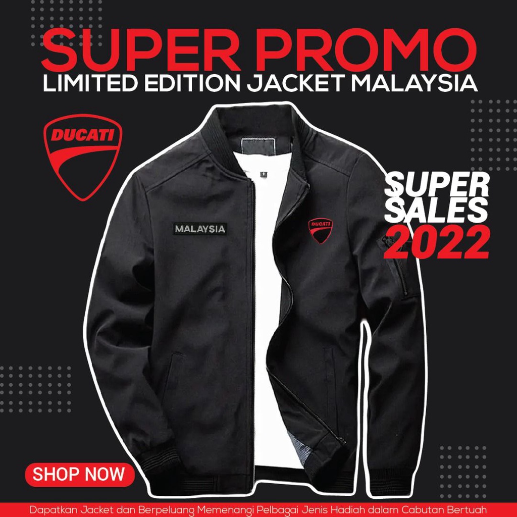 JACKET /JAKET DUCATI CUSTOM JAKET MOTOR