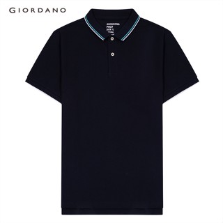 GIORDANO เสื้อโปโลผู้ชาย Mens Plain Polo 01011018