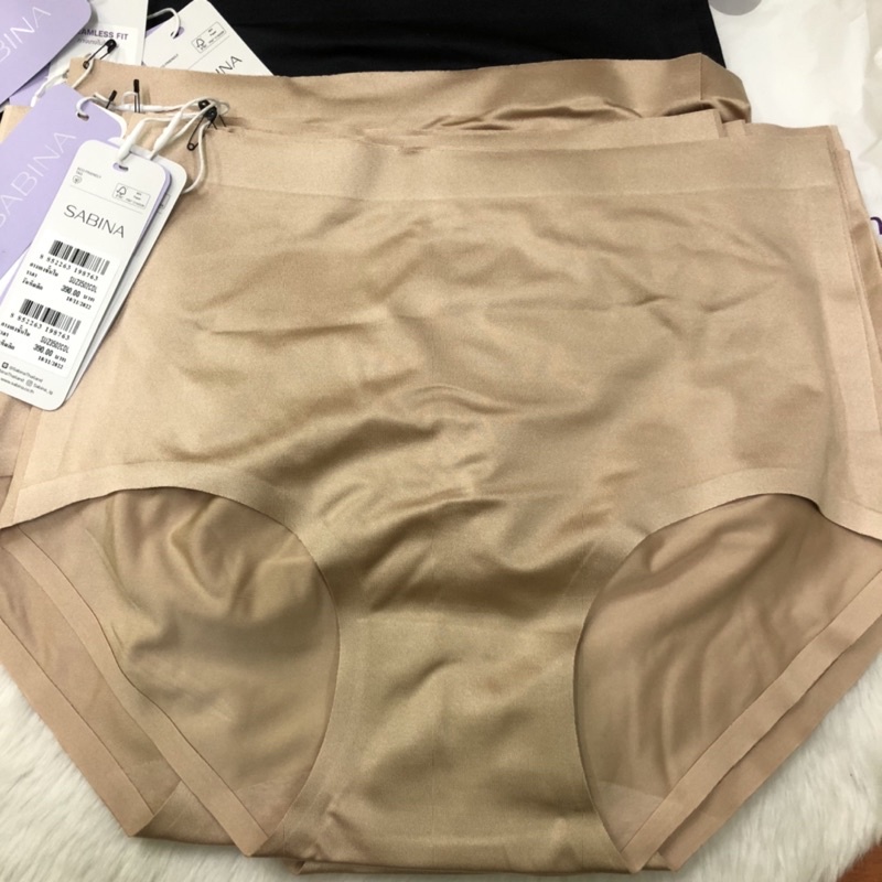 กางเกงในซาบีน่า เอวกลาง ไร้ขอบ SUZ3502 seamless ดำ เนื้อ ของแท้ราคาส่ง sabina panty