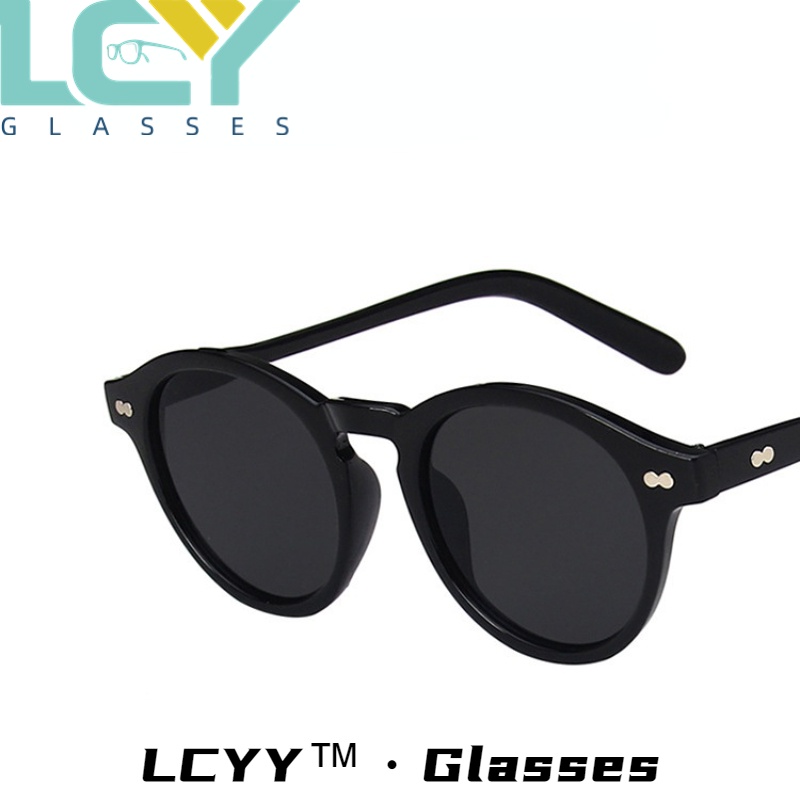 Lcyy2023 ใหม่ แว่นตากันแดด กรอบกลม สไตล์เรโทร แฟชั่น 13028 - รูปที่ 6
