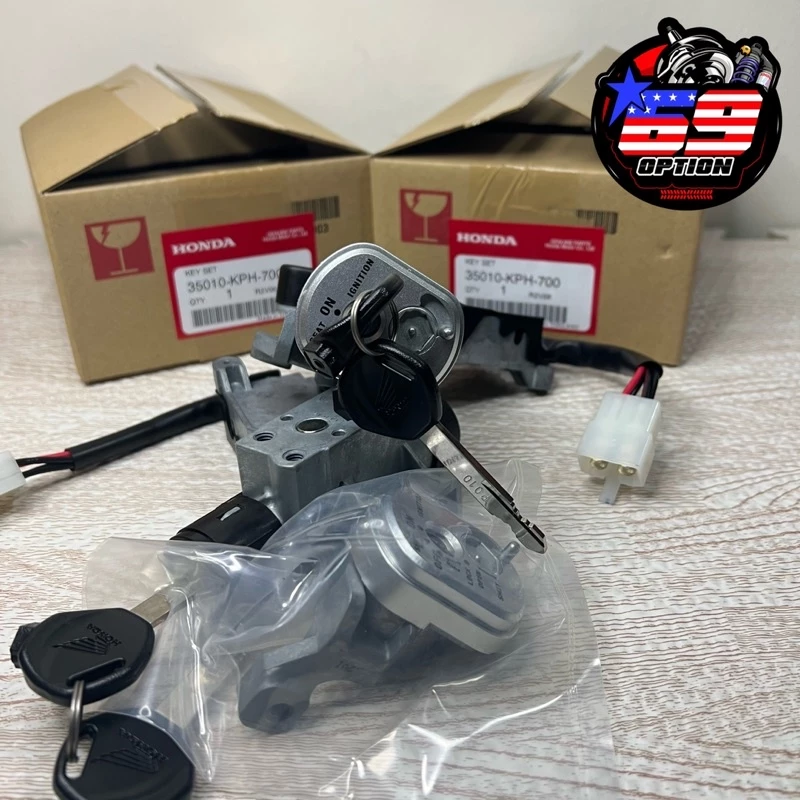 สวิทช์กุญแจ HONDA เวฟ125i บังลม รหัส 35010-KPH-700 thumbnail 3