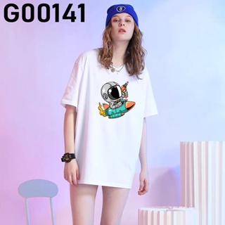 เสื้อยืด PROMOSI HEBAT STOK BERSEDIA G00141 ANGKASAWAN NASA SPACEMAN ASTRONAUT PUTIH BAJU COMEL BESAR MERAH_37