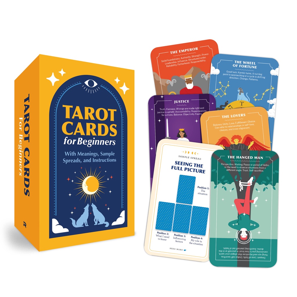 Fathom_ (ENG) Tarot Cards for Beginners: Larger Size - With Meanings ...