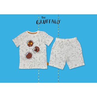 ✅ [4-7Y] Gruffalo T-Shirt And Shorts Set ชุดนอนเด็ก กัฟฟาโร่