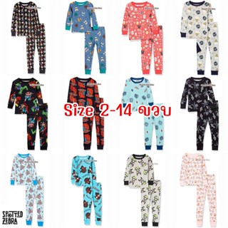 SPoTTED ZEBRA Size 2-14 ขวบ ชุดนอนทรงสลิมฟิต Set 2 ชิ้น