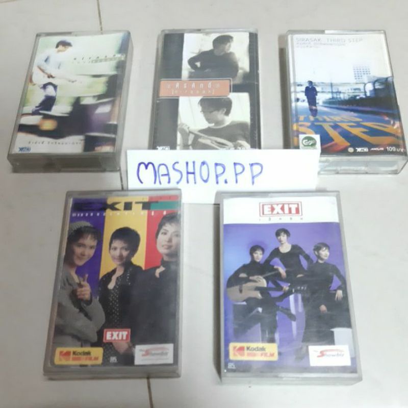 12เทปเพลงวงEXIT,TKO,Joey boy,SIRASAK/โจอี้บอย/VITAMIN A/เติ้งลี่จิน/teen 8 grade A/ศิรศักดิ์/FLYแมลง