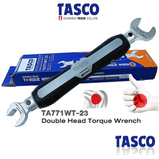 TASCO ทัสโก้  Double Head Torque Wrench TA771WT-23 ประแจทอร์ค 1/4", 3/8" (refrigerant size)