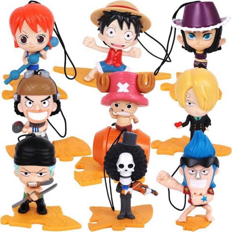 ฟิกเกอร์ One Piece Happy Meal Mcd (พวงกุญแจวันพีช)