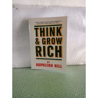 Think and Grow Rich Book โดย Napoleon Hill