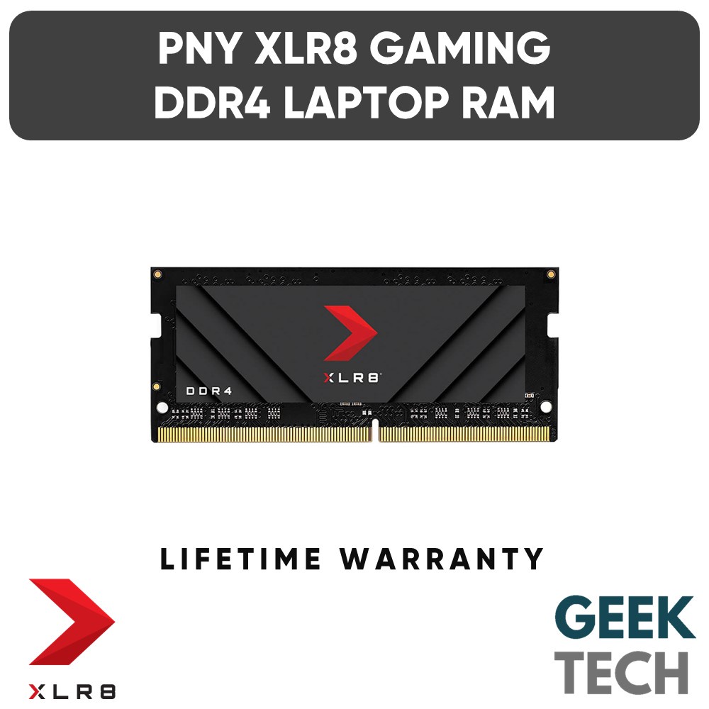 PNY XLR8 Gaming DDR4 3200MHz SODIMM โน้ตบุ๊กแล็ปท็อป RAM 8GB/16GB