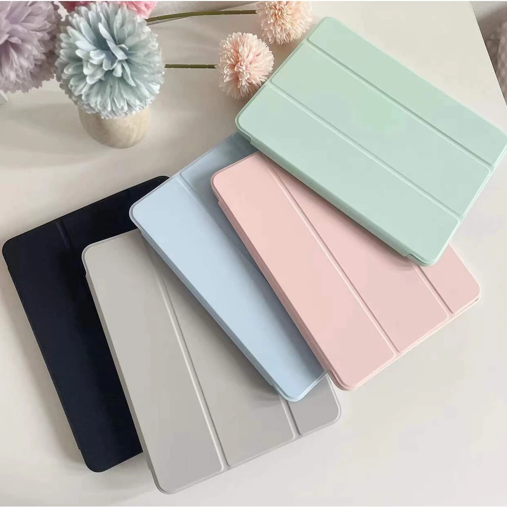 เคสไอแพด หลังใสขุ่น มีที่ใส่ปากกา Air3/4/5/6/7 Gen7/8/9/10/11 Pro11