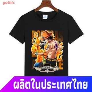 gothic ร์ตูนพิมพ์ฤดูร้อน ย์เสื้อยืด Anime Hoodie!baju T Shirt Lelaki! T-shirt Lengan Pendek One Piece Lelaki Luffy _33