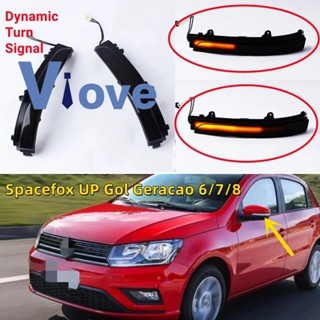 ไฟเลี้ยวไดนามิก LED ติดกระจกมองข้าง สําหรับ VW Voyage Saceiro G6 G7 Fox Crossfox UP Gol Geracao 6 7 8