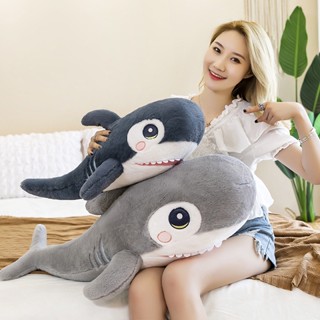 (พร้อมส่ง) ตุ๊กตาฉลาม ตุ๊กตาฉลาม น่ารัก ตัวเล็ก นิ่ม ขนาด 45 cm เป็นหมอนข้างได้ งานสวยมาก นุ่ม ส่งไว ตุ๊กตา หมอนตุ๊กตา ต