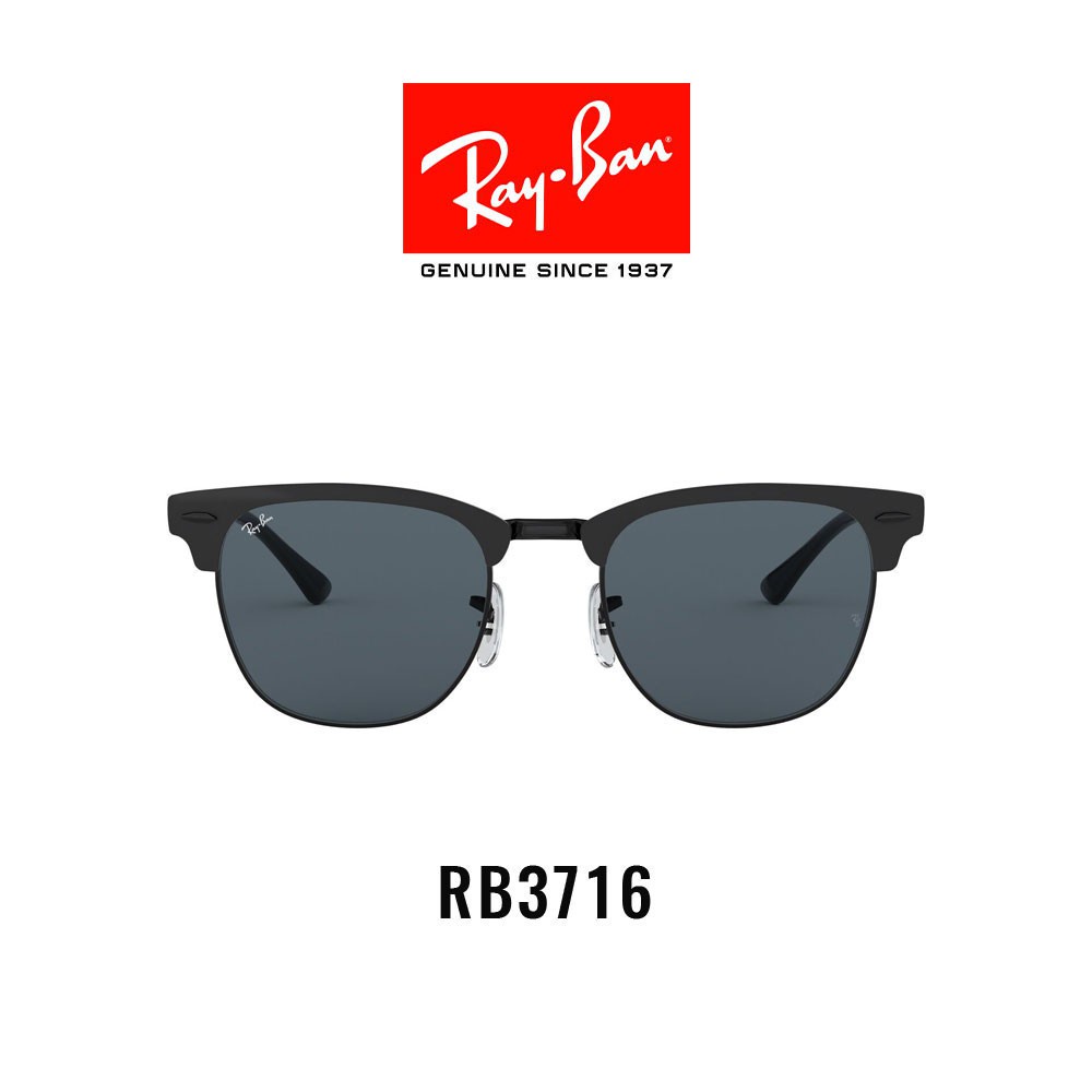 RayBan Clubmaster Metal Sunglasses RB3716 186/R5 Size 51 Shopee