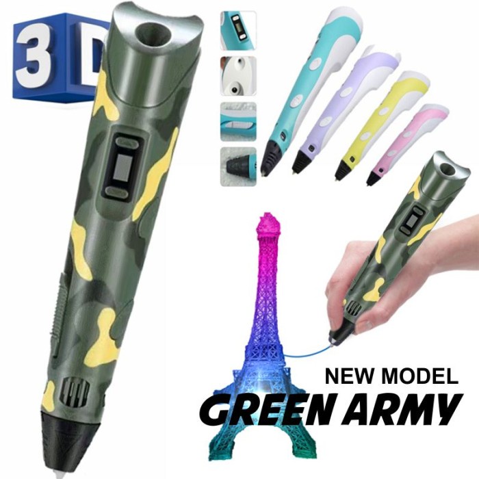 3D PEN 3D PEN GENERATION 2 รุ่นใหม่ ULTRA SLIM STEREOSCOPIC